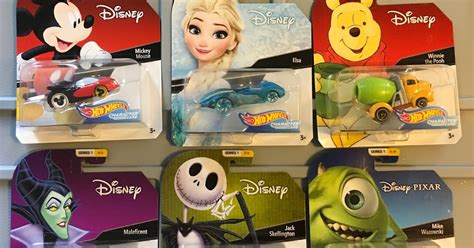 Hot Wheels Disney Character Cars Including Jack