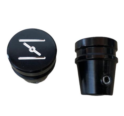 Botão Billet Black Painel Hot Rods Pick Ups Performance V