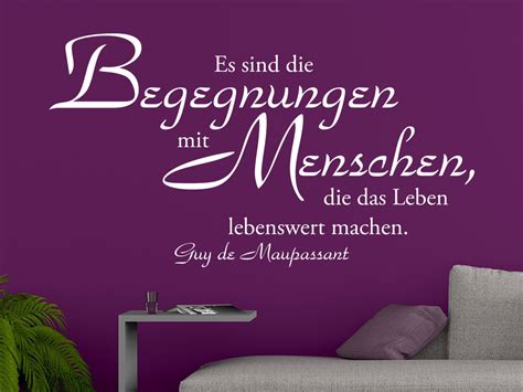 Wandtattoo Es Sind Die Begegnungen Bei Wandtattoosde