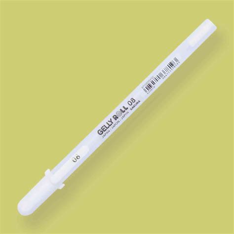 Caneta Gel Gelly Roll 08 Opaque White Branco Sakura