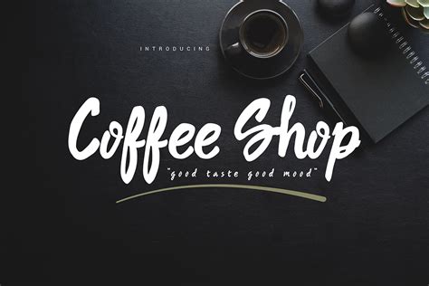 Coffee Shop Font By Visualroom · Creative Fabrica