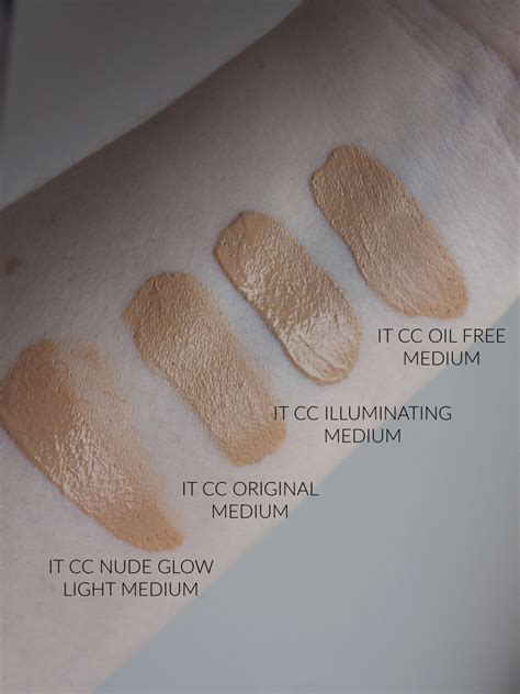 It Cosmetics Cc Nude Glow Full Review With Before Afters And Comparison With The Other It
