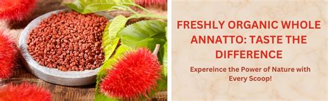 Spicy Organic Annatto Seeds Whole 16 Oz Usda Certified Organic All Natural