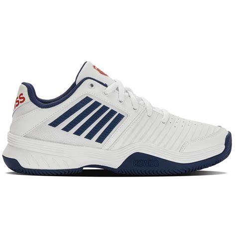 K-Swiss Mens Court Express HB Tennis Shoes - White/Blue Opal ...