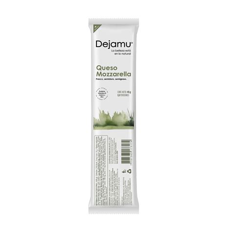 Queso Mozzarella Fresco Semiduro Semigraso Dejamu