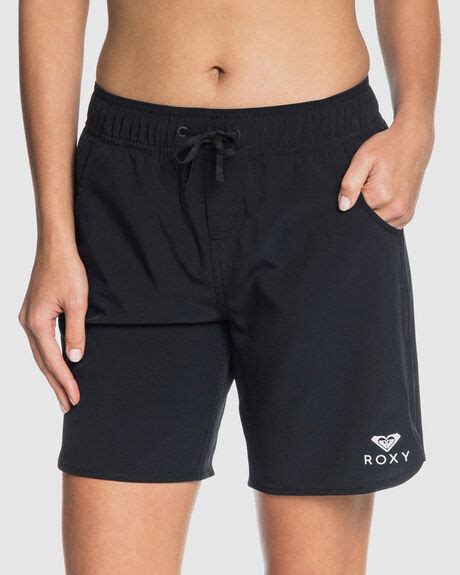 Roxy Womens Roxy Wave 7 Inch Boardshort Anthracite Surfstitch