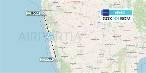 6E652 Flight Status IndiGo Airlines Goa To Mumbai IGO652