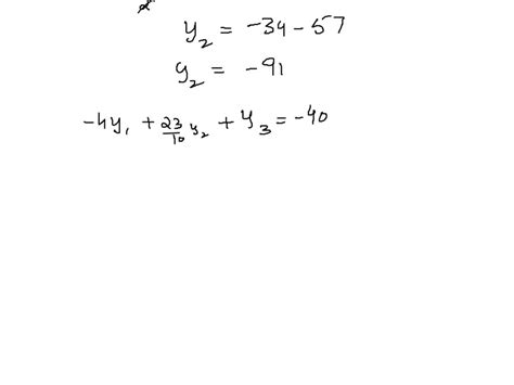 Solve The Following System Of Equations Using Matrix Inversion With Lu Decomposition Method