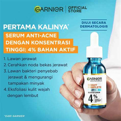 Terbaru Garnier Bright Complete Anti Acne Booster Serum