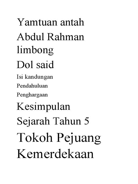 Yamtuan Antah Pdf