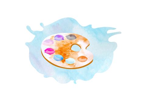 Download Watercolor Paint Palette SVG File - Free Download SVG Generators