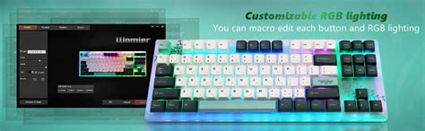 Amazon Womier K Keyboard Keys Gaming Keyboard Hot Swappable Tkl Rgb Mechanical