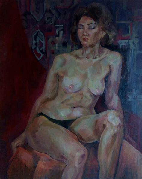 Naked Woman Painting By Anastasiya Protosovitskaya Saatchi Art
