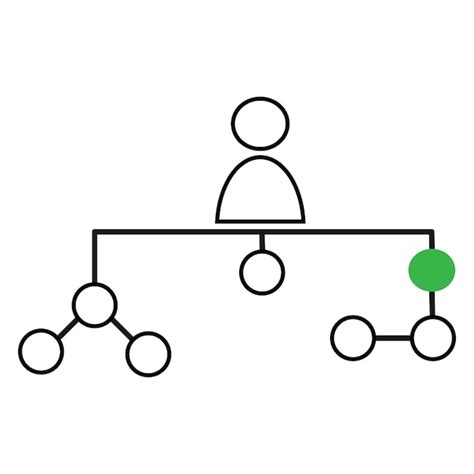 Premium Vector Organizational Structure Icon