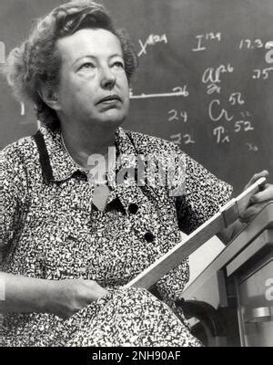 Maria Goeppert-Mayer, German-American Physicist Stock Photo - Alamy