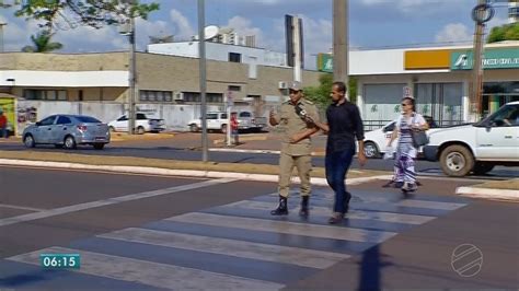 Riscos De Atropelamento Na Faixa De Pedestre G Mato Grosso Bom Dia