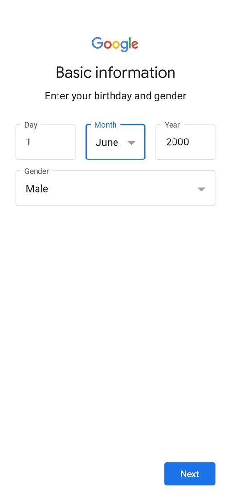 how to skip phone number when creating google account