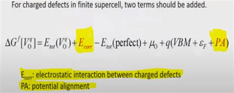 Density Functional Theory Calculation Of Charge Defect Formation