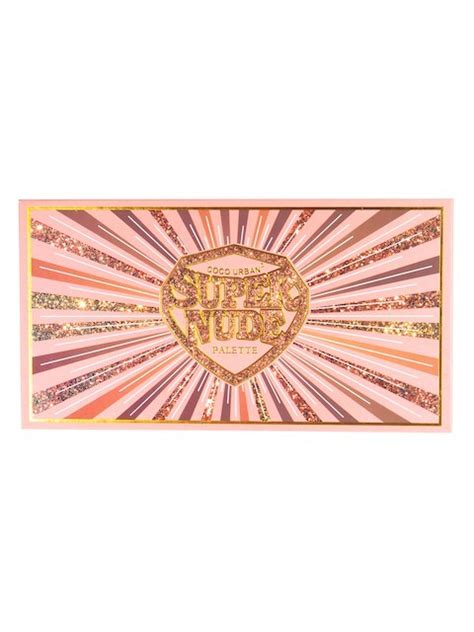 Coco Urban Палетка теней для век с зеркалом оттенка SUPER NUDE Palette