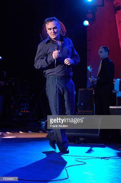 Singer Morrissey performs in concert at Chastain Park Amphitheatre on ...