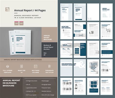 Indesign Annual Report Template