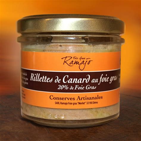 Rillettes De Canard Artisanales Au Foie Gras Maison Ramajo