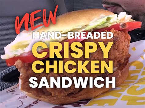 Burger King S Hand Breaded Ch King Crispy Chicken Sandwich Crispy