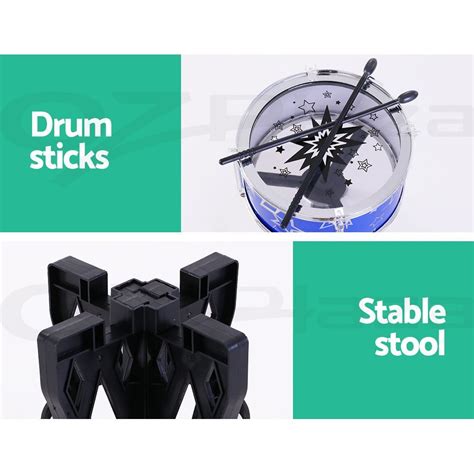 Keezi Kids Drum Kit Set Pretend Play Junior Drums Musical Toys