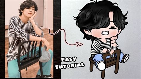 How To Draw BTS V Cute Taehyung Drawing Tutorial YouCanDraw YouTube