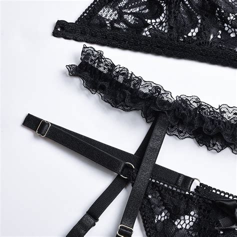 China Erotic Thong Three Piece Suit Women Lingerie Sexy Underwear China Stylish Underwear And