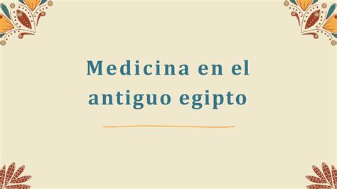 Medicina En El Antiguo Egipto Jimin Ku Udocz