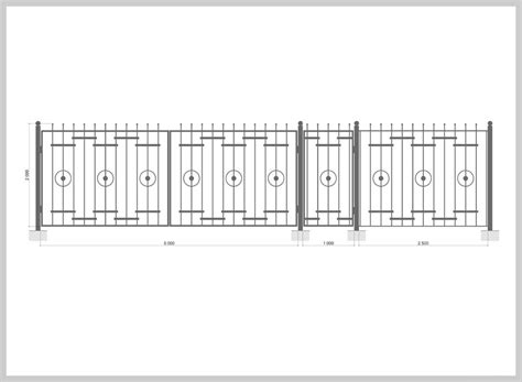 Секция забора s_01 | Metal made