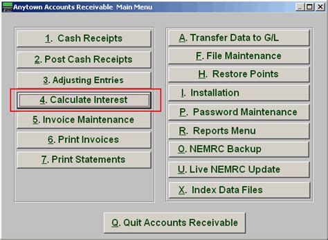 how to calculate interest receivable
