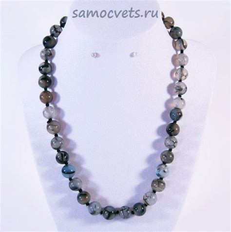 Бусы Классика - 10 Агат волосатик: отзывы, фото, цена, купить ...