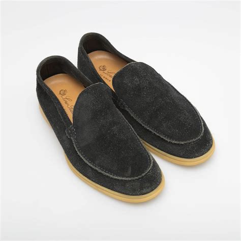 Лоферы Loro Piana синие, - купить за 16860 ₽ | SFS