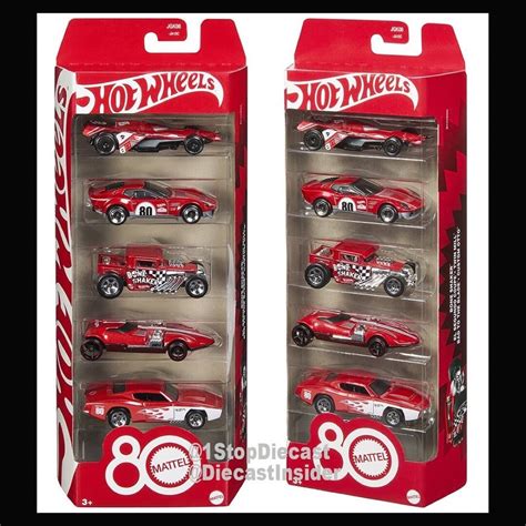 Mattel Th Anniversary Ruby Red Pack Hot Wheels Mainline