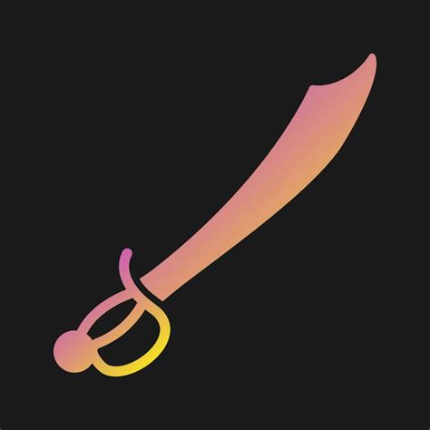 Pirate Sword Vector Icon 23759251 Vector Art at Vecteezy