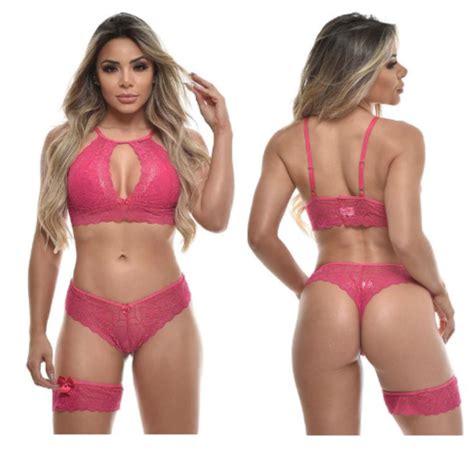 Conjunto Cropped Rendado Persex Sensual Love Lingerie Erotica Shopee Brasil