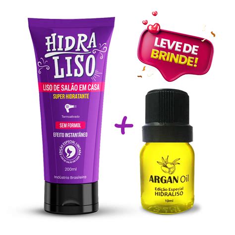 Hidraliso Produto Que Alisa O Cabelo Natural E Sem Formol