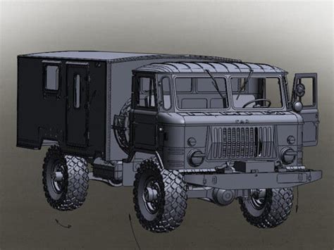 Бумажная Модель Газ 66 - shoppingburden