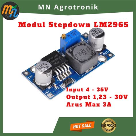 Jual Lm2596 Dc Dc Adjustable Step Down Power Supply 45 35v To 125 3