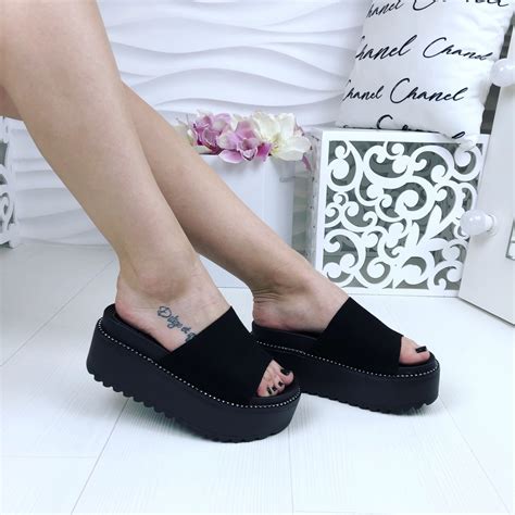 Шлепки Женские На Платформе В Магазине Монро — Vik-shoping.ru