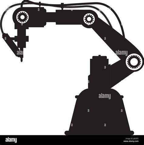 Robot Arm Laser Stock Vector Image & Art - Alamy