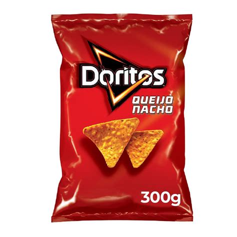 Salgadinho De Milho Queijo Nacho Doritos Pacote 300g Pão 50 Off