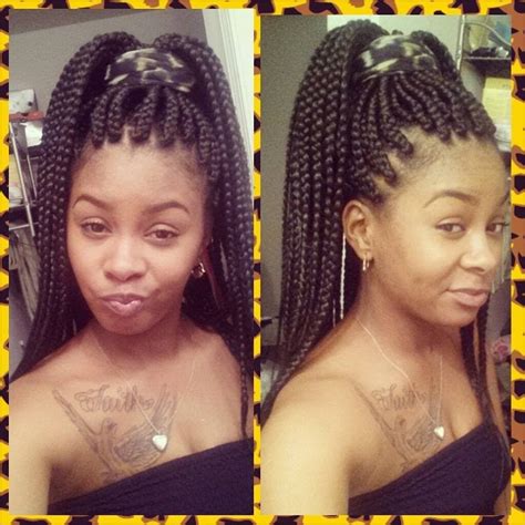 Large Box Braids Poetic Justice Braids African Braids Hairstyles Long Box Braids Short Box