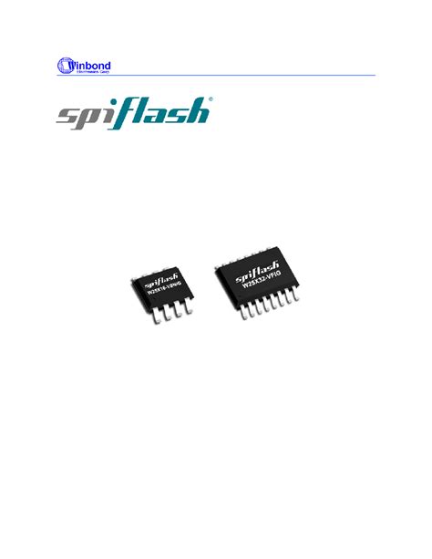 W X Datasheet Pages Winbond M Bit M Bit And M Bit