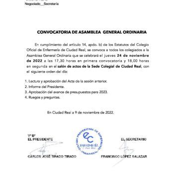 CONVOCATORIA CECR