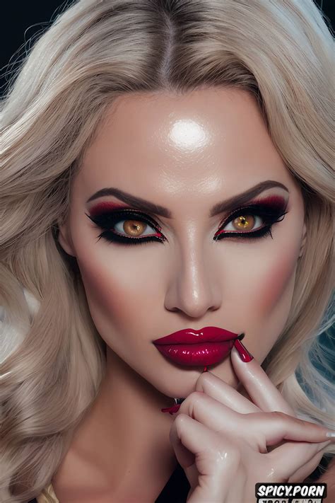 Image Of Huge Pumped Up Lips Overlined Lip Liner Bimbo Slut Makeup Spicy Porn