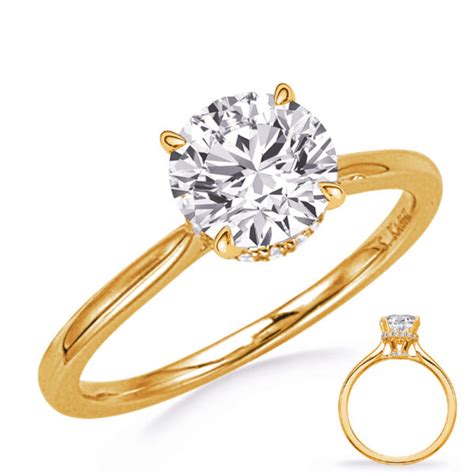 Yellow Gold Solitaire Engagement Ring Jensen Jewelers