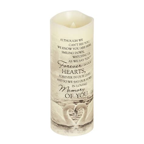 ''In Loving Memory'' Everlasting Glow Candle